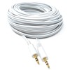 DRUT 20m 3.5mm to 3.5mm Stereo Audio AUX Cable Gold