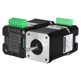YEJMKJ Nema 17 Stepper Motor with Integrated Stepper Driver 1.8‌°‌ 2 Phase High Torque 0.7Nm(99.13oz·in) Bipolar 2.5A 1.5Ω 76mm 42 Stepper Motor with Controller for 3D Printer DIY Robot CNC Machine