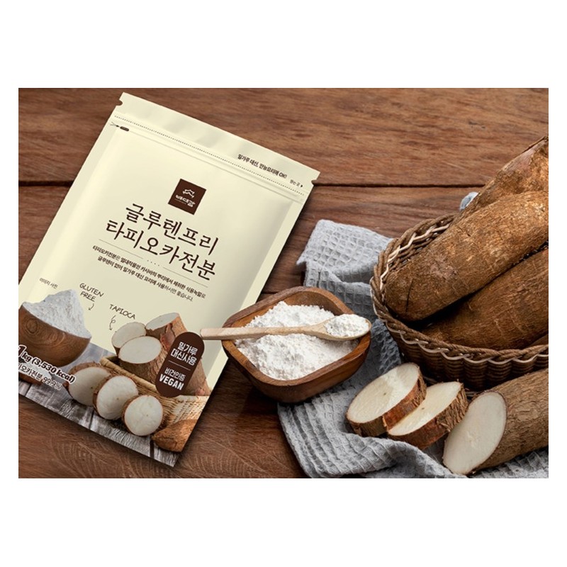 배대감 글루텐프리 타피오카전분, 1kg, 1개 Baedgam Gluten-Free Tapioca Starch, 1kg,