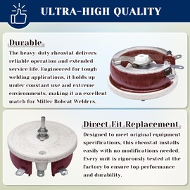 Rheostat 150W 64 Ohm M5090C M5090-C Welder Compatible with Lincoln Welder SA-200 SA-250 CL 1,2,3 IIID 300D 200D