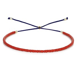 KELITCH Women Colorful Bracelets Miyuki Beads Strand Bracelet Top Wrap Bracelet for Womens