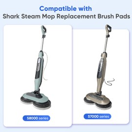 Upgraded Steam Mop Pad Replacement Brush Heads for Shark Steam & Scrub Mop