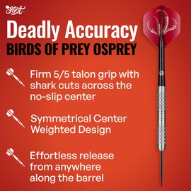 Shot Birds Of Prey Osprey 80% Steel Tip Darts 26 g