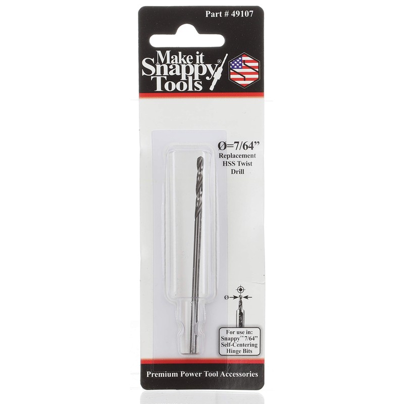 Make it Snappy Tools Replacement HSS Drill for 7/64 Inch