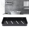 Shower Caddy Wall Mount Shelf with Hooks Space Aluminium Large