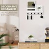 Lucundm Key Holder Wall Mount, Mail Organizer for Wall with