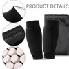 MUNSKT Shin Guards,Shin Pad Sleeves,Shindefender Compression Sleeve with Honeycomb Pads,Breathable,Lightweight,Washable,for