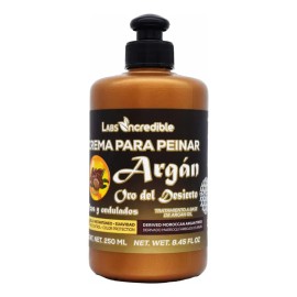 Crema Aceite Argan Peinado Rizos Crecimiento Cuidado Labs ncredible 250ml por 1 unidad