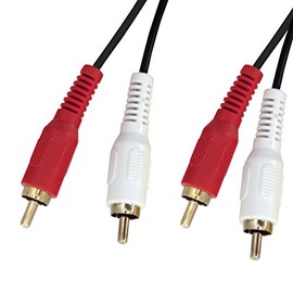 iComp PHONO CABLE 2 male - 2 male, 0.50 metre, gold connectors