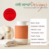 ABBI NIMO Ceramic Hand Soap Pump Foam Dispenser Terracotta, Natural