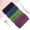 Kachanaa 4 Pack Wide Non-Slip Boho Women's Headband - Elastic