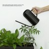 1.5L Stainless Steel Long Spout Watering Pot for Garden Flowers