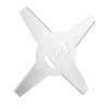 2PCS Mower Blades 4 Teeth Head Blades 7.9in Stainless Steel