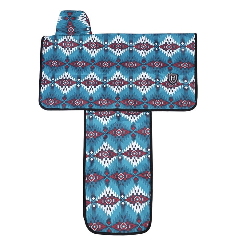 Harrison Howard Sturdy Waterproof Western Saddle Cover with Stylish Prints