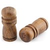 Acacia Wood Salt & Pepper Shakers 4 inch Tall