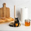 WAIT FLY Black Bear and Mushrooms Paper Towel Holder Stand