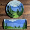 Merritt Lakeview by Kate Nelligan 11-1/2" Melamine Dinner Plate, Multicolor,