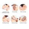 Electric Neck Massager Cordless USB Rechargeable Hot Compress Vibration Neck
