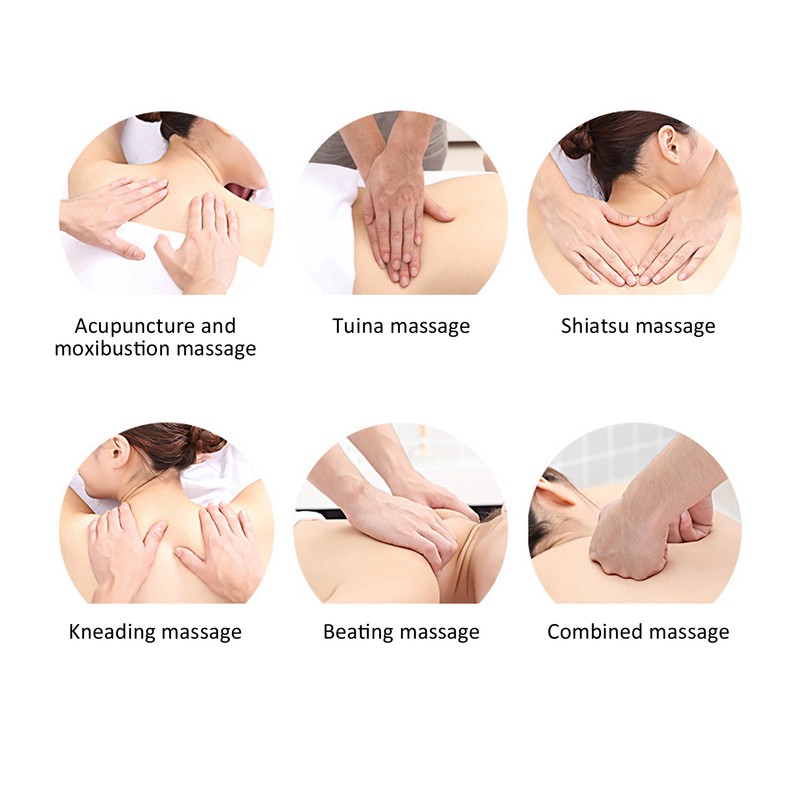 Electric Neck Massager Cordless USB Rechargeable Hot Compress Vibration Neck