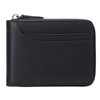 Wallets for Men Genuine Leather Wallet RFID Zip Around Bifold