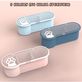 AKOAK 1 Pack Condiment Jar Spice Container, 3 Room Seasoning Jar Storage Container, contains 3 TBSP for Storing Spices, Seasonings, Sugar, Salt and Pepper,Counter, Food Storage
