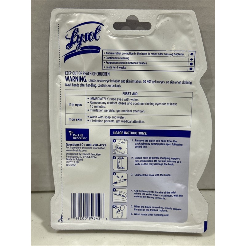 Lysol Automatic Toilet Bowl Cleaner Lavender Fresh No Mess Max