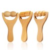 3-teiliges Rollenmassagegerät, Holzroller-Kugelmassagegerät, Beinmuskel-Entspannungsgerät, Muskelmassagegerät, geeignet für Erwachsene