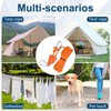 4pcs Reflective Tent Guy Ropes, 6mm Tent Camping Cord with