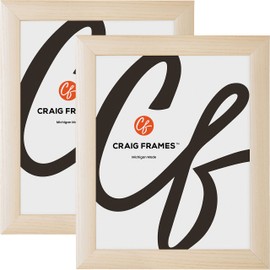 Craig Frames Contemporary, 12x16 Picture Frame, Natural, Set of 2