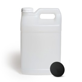 FastRack 2.5 Gallon Water Jug (Pack of 1) w/ 1 Black Rubber Cap Gripper | Reusable Plastic Jug with lid for Liquids | Heavy-Duty Water Container for Storage, Camping | BPA-Free Gallon Jugs with Lids