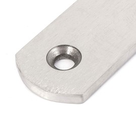 Sourcingmap 300mmx25mmx4mm Flat Metal Repair Mending Fixing Plate Brackets Support