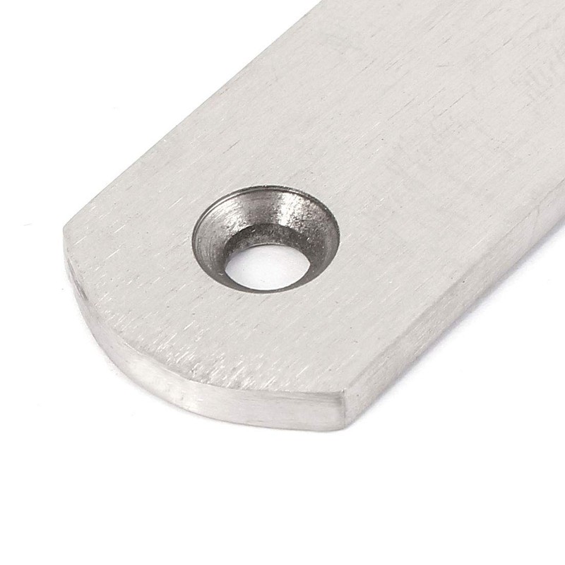 Sourcingmap 300mmx25mmx4mm Flat Metal Repair Mending Fixing Plate Brackets Support