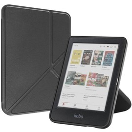 Smart Case for Kobo Clara BW, Ratesell The Thinnest and Lightest Leather Smart Origami Cover Case for for 6” Kobo Clara BW (2024) / Kobo Clara Colour (2024) / Kobo Clara 2E (2022) Black