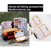 Aventik Waterproof Fishing Tackle Box Lures Hooks Bait Storage Case