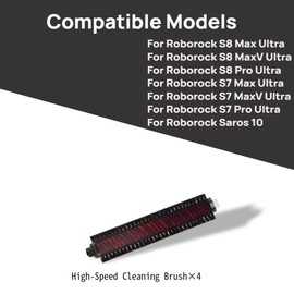 High-Speed Cleaning Brush Compatible with Roborock Robot Vacuums