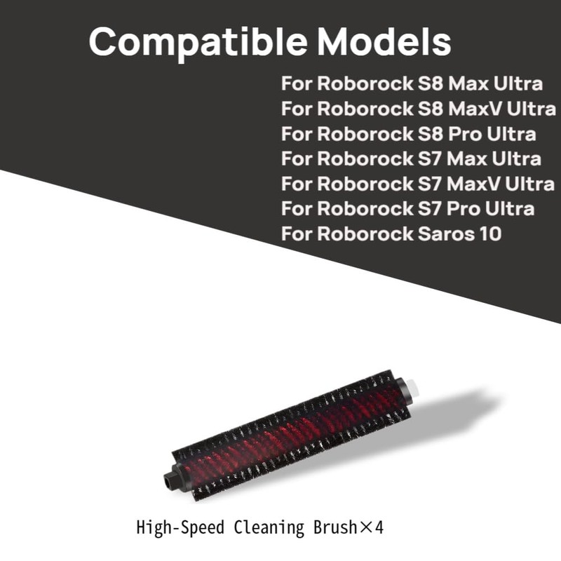 High-Speed Cleaning Brush Compatible with Roborock Robot Vacuums