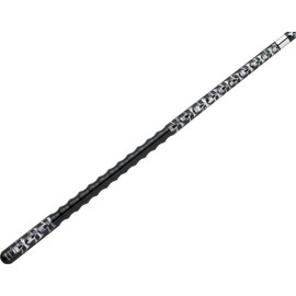Stealth STH20 Black Stain w/Skull Overlays Pool/Billiards Cue Stick