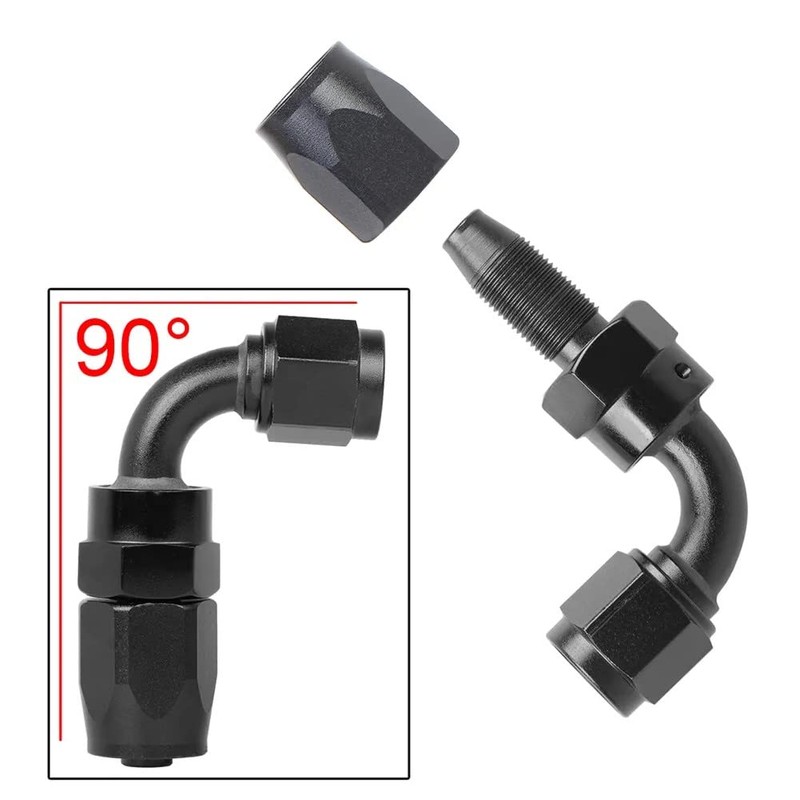 YSIL 10AN Hose End Fitting Female Fit for Braided Fuel