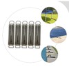 BESPORTBLE 5 Sets Pool Cover Spring with Sleeves Durable Stainless