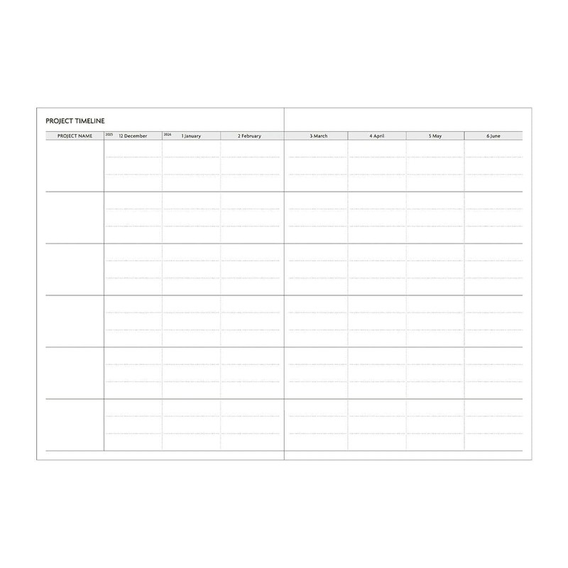 EDiT 26SDR-ETH-RFL 2026 Planner, Starting in March 2026, Weekly Notebook,