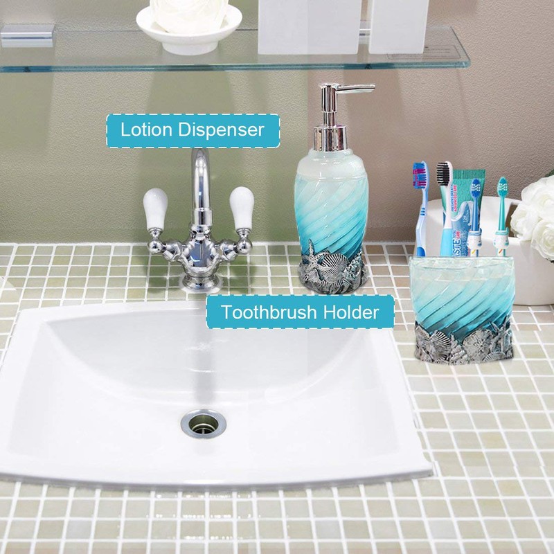 Hotsan Bathroom Accessory Set, 5 PCS Bath Ensemble Set Includes