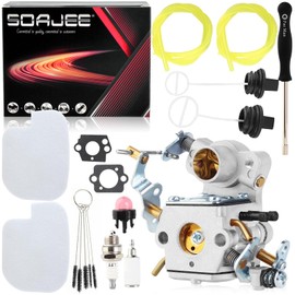 SOAJEE PP4218 PP4218A PR4218 Carburetor Compatible with Poulan Pro PP4218AVX P3314 P3416 P3516 P3816 P4018 PP3416 PP3516 PP3816 PP3818 PP4018 PPB3416 PPB4018 PPB4218 PR3816 18" 35cc 42cc 40cc Chainsaw