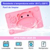 KAREN Plato Autoadherible Silicon para Bebe, Plato Alimenticio de Silicona