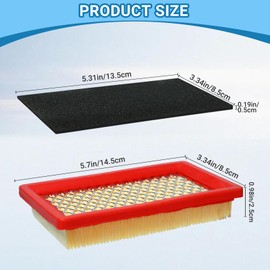 951-10298 Air Filters with Pre Filter,Lawn Mower Air Cleaner Kit,Compatible for CubCadet951-14632 SC100,Compatible forKohler14 083 01-S,MTD951-10298,MTD751-10538