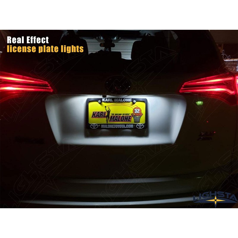 LIGHSTA 16PCS Super Bright White LED Interior Light Kit Package