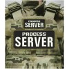 PROCESS SERVER EMBROIDERY PATCH 4X10 AND 2X5 HOOK ON BACK