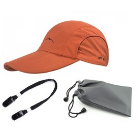D&W Foldable Hat, Cap, Outdoor, Climbing, Fishing, Sports, Breathable, Waterproof, Unisex, Unisex, orange