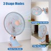 Oscillating Clip on Fan 8.66In Desk Clip on Fan 2