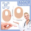 WILLBOND 48 Pack Callus Pads Soft 1/4" Thick Oval Shape