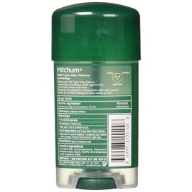 Mitchum Deodorant Mens Gel Unscented 2.25oz (2 Pack)